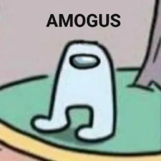 Sticker from Amogus