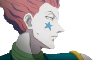 😕 emoji Hisoka Telegram sticker 5 of 7