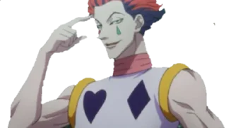 🤔 emoji Hisoka Telegram sticker 6 of 7