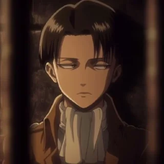 ⚔ emoji Levi Ackerman | Attack On Titan @longroadtohell Telegram sticker 8 of 120