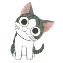 😺 emoji anime Telegram sticker 5 of 32