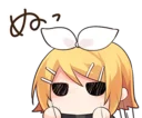 🙄 emoji KAGAMINE LEN and KAGAMINE RIN Telegram sticker 5 of 40