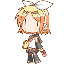 Sticker from Kagamine Rin/Len @Nekostickerss