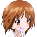 😚 emoji Girls und Panzer Telegram sticker 12 of 65