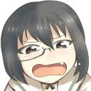 😭 emoji Girls und Panzer Telegram sticker 23 of 65