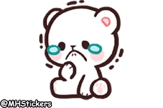 ☹️ emoji @MHStickers Bears in Love Emoji 1 Telegram sticker 23 of 42