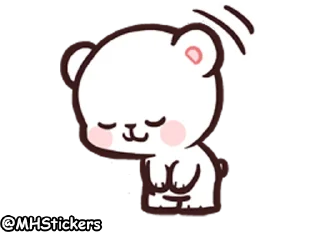 ☺️ emoji @MHStickers Bears in Love Emoji 1 Telegram sticker 14 of 42