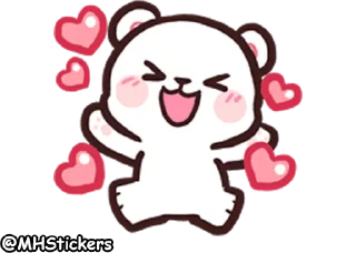 💃 emoji @MHStickers Bears in Love Emoji 1 Telegram sticker 3 of 42