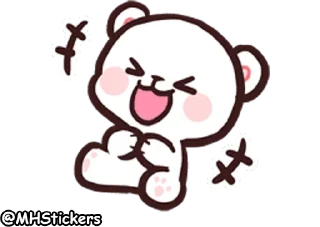 🤣 emoji @MHStickers Bears in Love Emoji 1 Telegram sticker 10 of 42