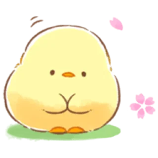 🌸 emoji Soft and Cute Chick (Spring) Telegram sticker 13 of 40