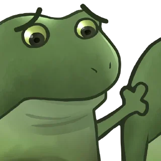 🤗 emoji Worry Froge @PeepoHD Telegram sticker 19 of 120