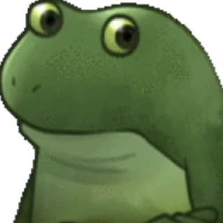 👀 emoji FROGE Telegram sticker 1 of 13