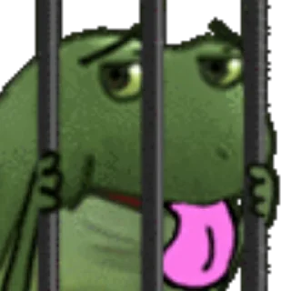 🐸 emoji FROGE Telegram sticker 7 of 13