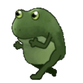 🐸 emoji FROGE Telegram sticker 12 of 13
