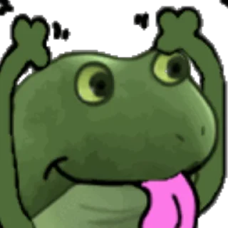 🐸 emoji FROGE Telegram sticker 6 of 13