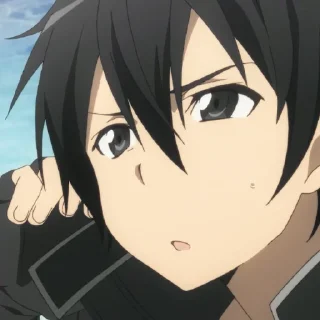 🗡 emoji Kirito Telegram sticker 10 of 46