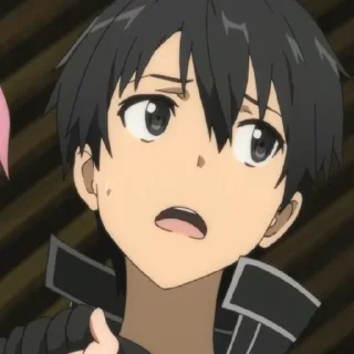 🗡 emoji Kirito Telegram sticker 8 of 46