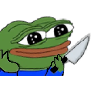 😁 emoji Peepo frog by @ne_sirozhka Telegram sticker 16 of 26