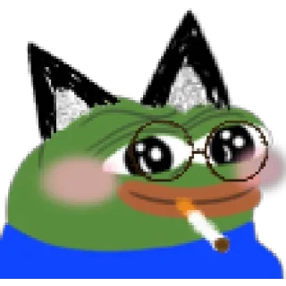 😁 emoji Peepo frog by @ne_sirozhka Telegram sticker 23 of 26