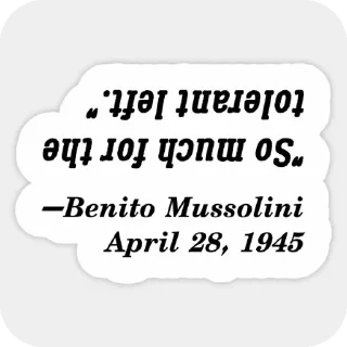 Sticker from Communism