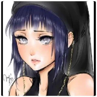 😁 emoji Hinata 💜✨ Telegram sticker 15 of 27