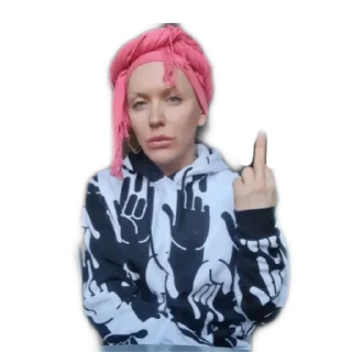🖕 emoji Пані Монро Telegram sticker 11 of 72