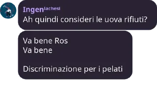 🧑‍🦲 emoji Ros e le sue pagliacciate Telegram sticker 16 of 88