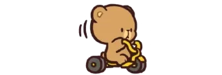 🐻 emoji Mocha & milk @stickerowo 🐻🤍 Telegram sticker 9 of 90
