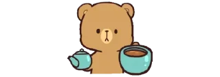 🐻 emoji Mocha & milk @stickerowo 🐻🤍 Telegram sticker 20 of 90