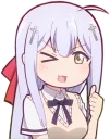 👍 emoji Gabriel DropOut @Mikura_x Telegram sticker 18 of 91