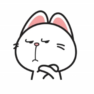 😒 emoji HyperCat : Facial Expression:@spoiledRabbits Telegram sticker 17 of 26