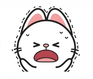 😩 emoji HyperCat : Facial Expression:@spoiledRabbits Telegram sticker 23 of 26