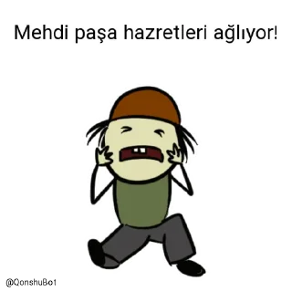 😭 emoji Mehdi paşa hazretleri @Qonshubot Telegram sticker 14 of 31