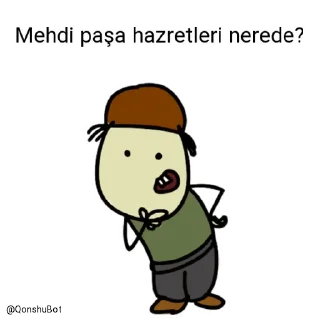 🤔 emoji Mehdi paşa hazretleri @Qonshubot Telegram sticker 5 of 31