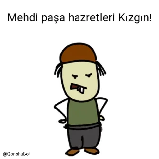 😡 emoji Mehdi paşa hazretleri @Qonshubot Telegram sticker 16 of 31
