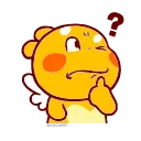 🤔 emoji QooBee Agapi- @MochaStickers Telegram sticker 5 of 36