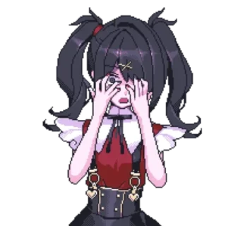 😰 emoji Ame Chan!! @mango_rulez Telegram sticker 15 of 48