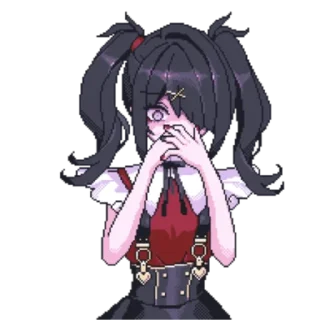 🤢 emoji Ame Chan!! @mango_rulez Telegram sticker 8 of 48