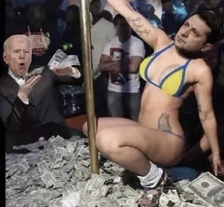 Sticker from Biden&Zelenskyy