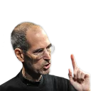 ☝ emoji Стив Джобс @stevefuckup Telegram sticker 10 of 14