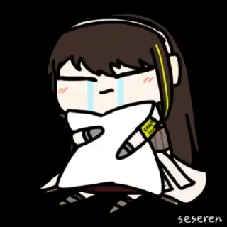😭 emoji GFL Seseren by @tac_drop Telegram sticker 12 of 50