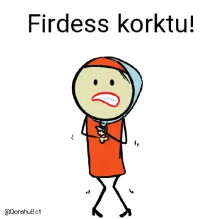 😰 emoji Firdess @Qonshubot Telegram sticker 15 of 31
