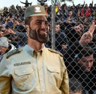 Sticker from Polish Border Guard