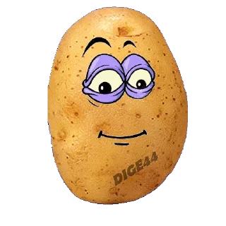 😴 emoji @STIKERFORALL PAPAS-PATATE-POTATOES Telegram sticker 20 of 40