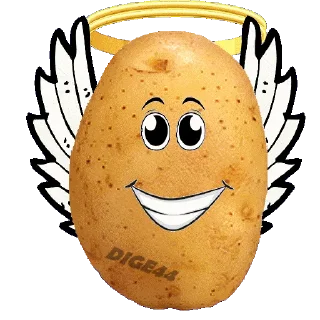 Sticker from @STIKERFORALL PAPAS-PATATE-POTATOES