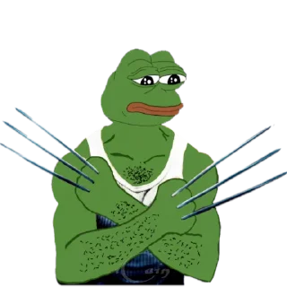 😒 emoji @MemeKiri PePe Telegram sticker 5 of 8