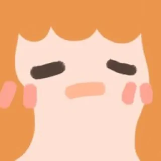 Sticker from 顔 @MyselfMeandIo