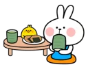 Sticker from Spoiled Rabbit \Apron\ [@Stikeram] [SeRaMo.iR]