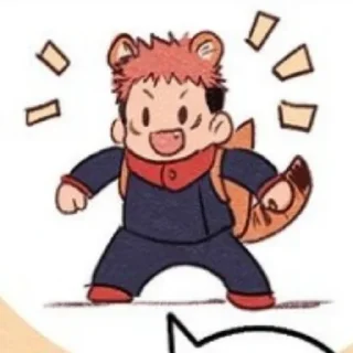 Sticker from Itadori Yūji kun @SadGirIAutumn .