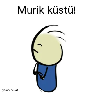 😒 emoji Murik @Qonshubot Telegram sticker 13 of 31